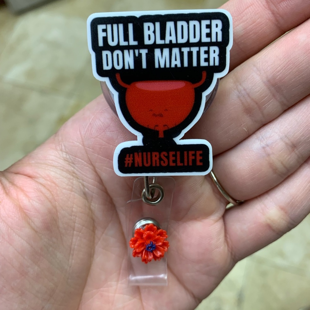 Full bladder Don’t Matter Badge Holder